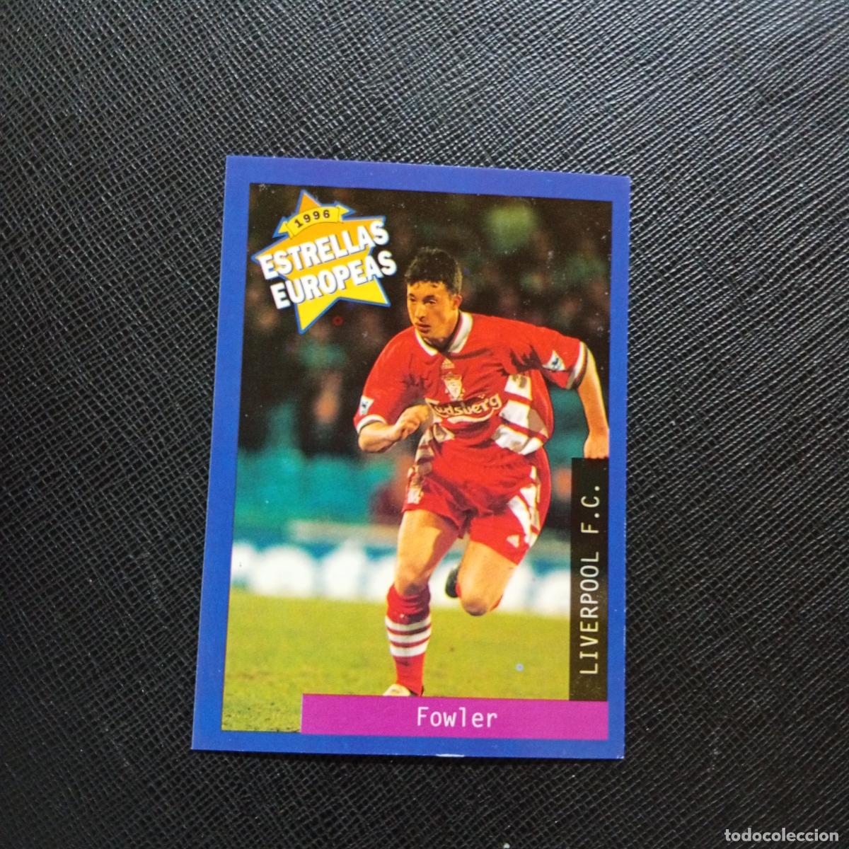 Fu&szlig;ball-Sticker: 62 FOWLER LIVERPOOL PANINI ESTRELLAS EUROPEAS 1996 CROMO FUTBOL 96 - A33 PG32