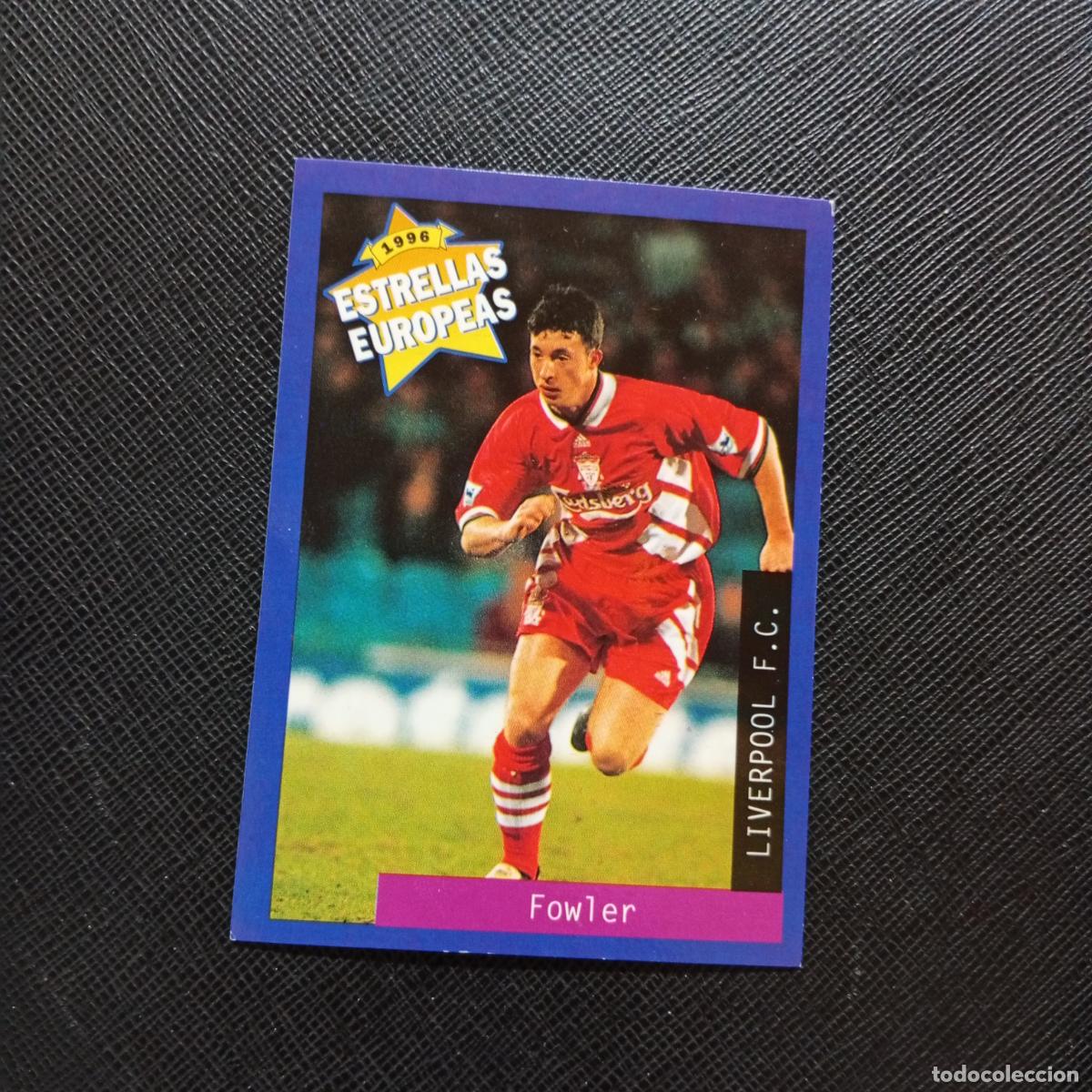 Fu&szlig;ball-Sticker: 62 FOWLER LIVERPOOL PANINI ESTRELLAS EUROPEAS 1996 CROMO FUTBOL 96 - A33 PG34