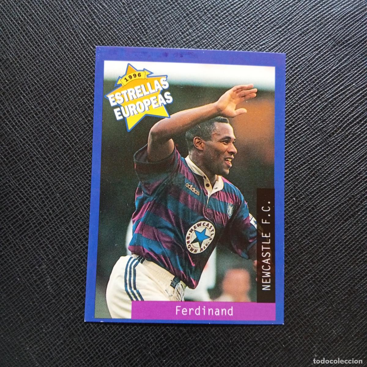 Cartes &agrave; collectionner de Football: 61 FERDINAND NEWCASTLE PANINI ESTRELLAS EUROPEAS 1996 CROMO FUTBOL 96 - A33 PG34