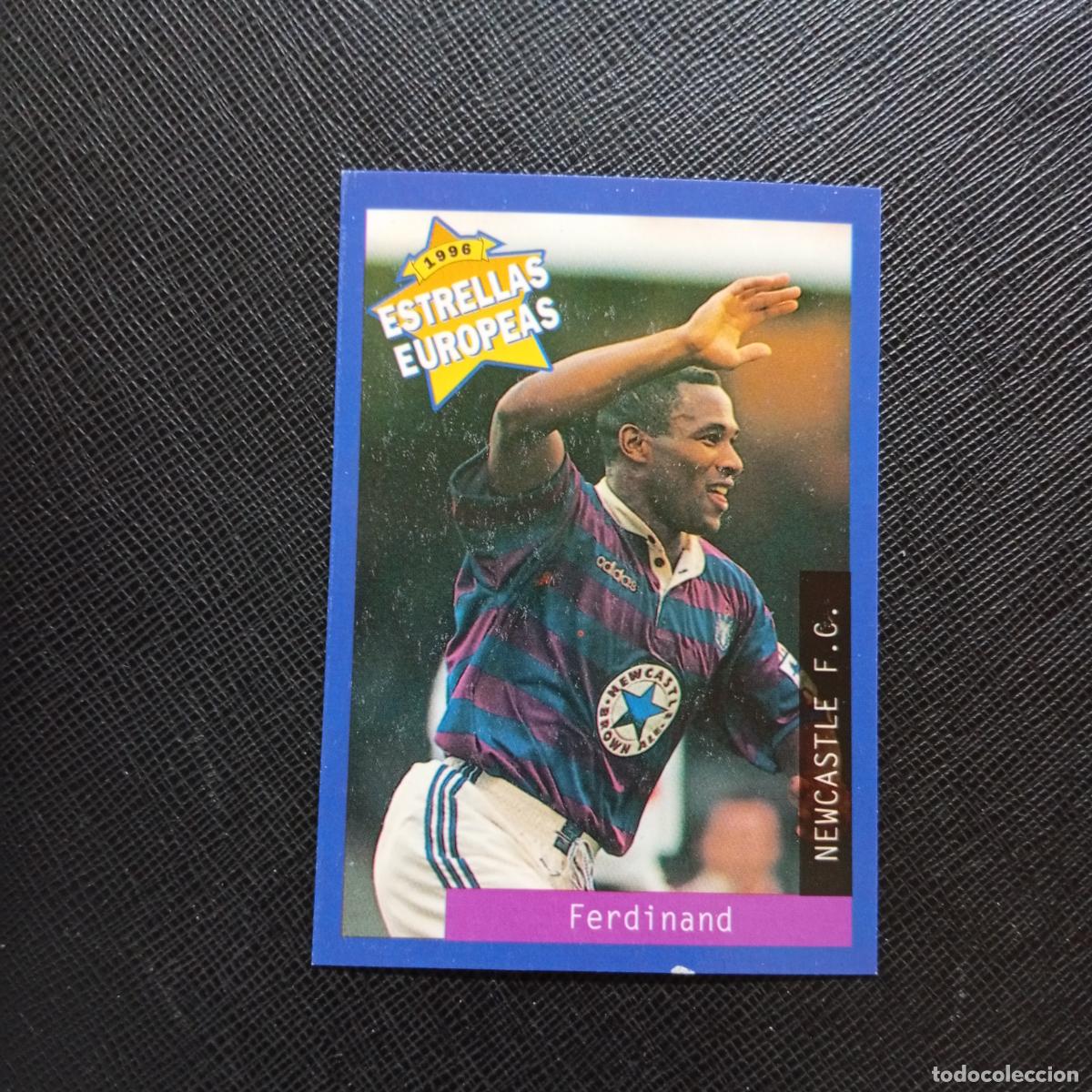 Cartes &agrave; collectionner de Football: 61 FERDINAND NEWCASTLE PANINI ESTRELLAS EUROPEAS 1996 CROMO FUTBOL 96 - A33 PG32 B