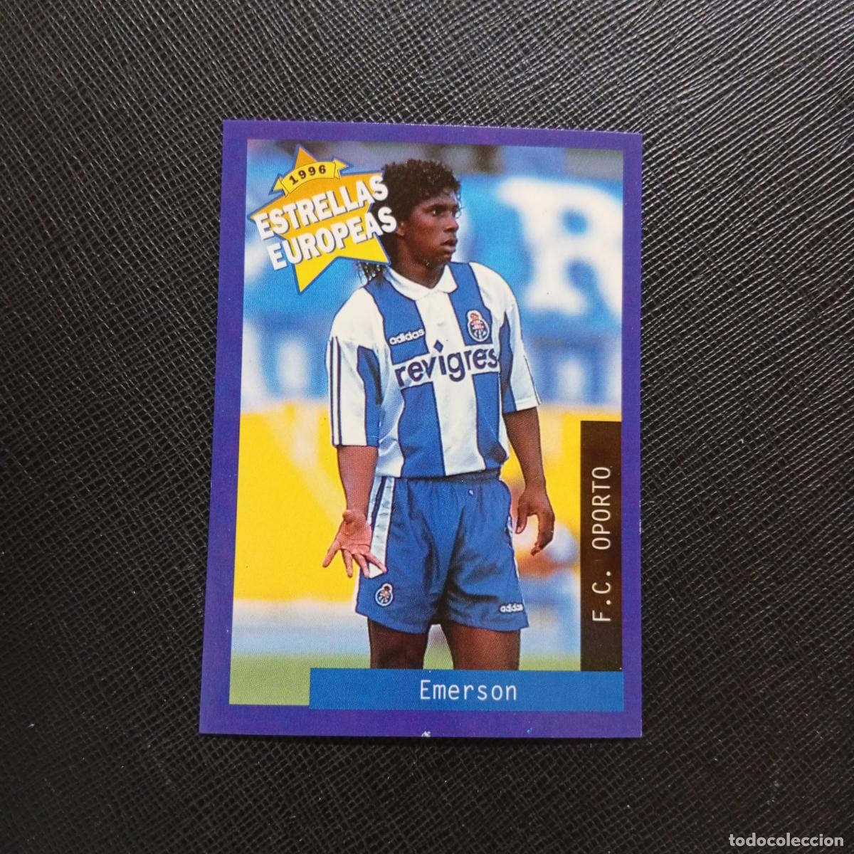 Cromos de f&uacute;tbol: 33 EMERSON OPORTO PANINI ESTRELLAS EUROPEAS 1996 CROMO FUTBOL 96 - A33 PG33