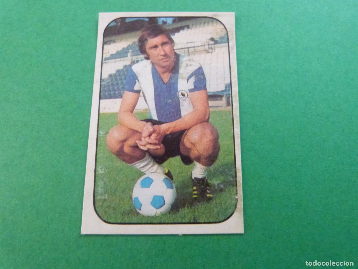 Cromos de f&uacute;tbol: CROMO F&Uacute;TBOL RIVERA HERCULES C.F. DESPEGADO LIGA ESTE 1976-1977/76-77