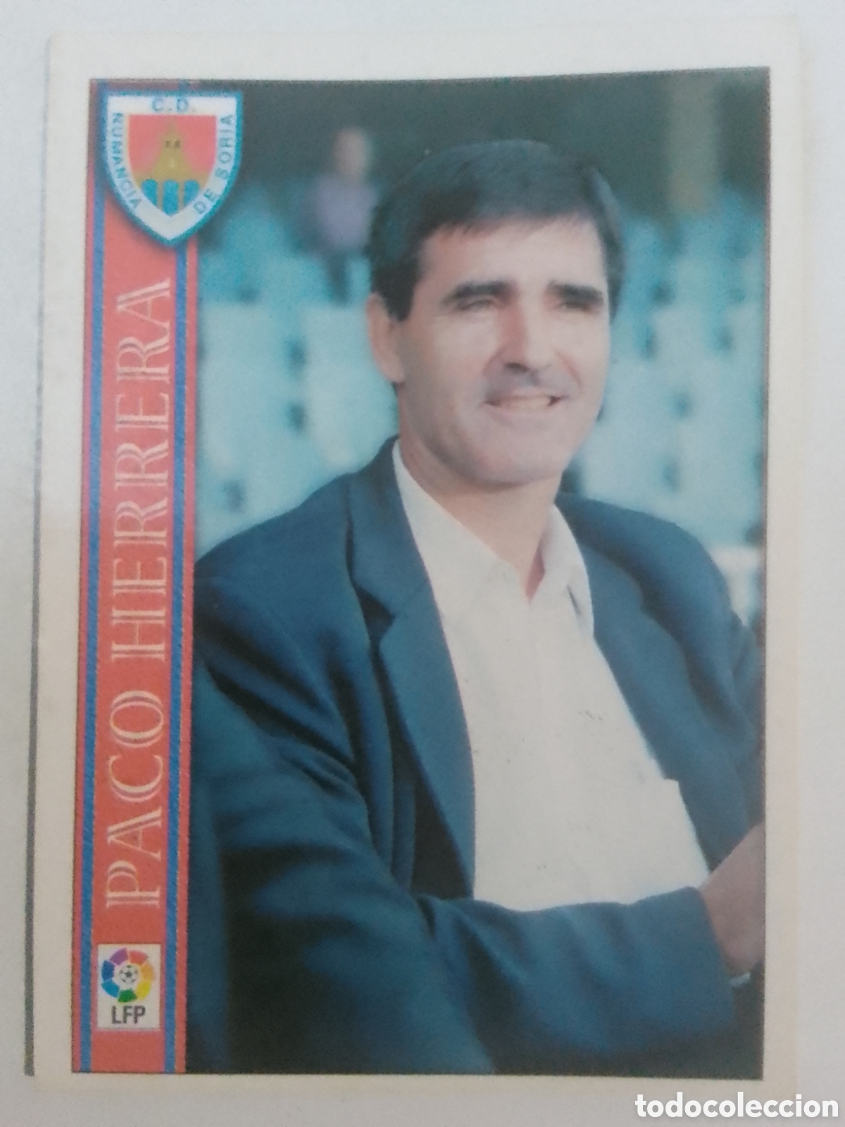 Cromos de f&uacute;tbol: Mundicromo 2001 n&deg; 318 Paco Herrera &bull; Numancia.