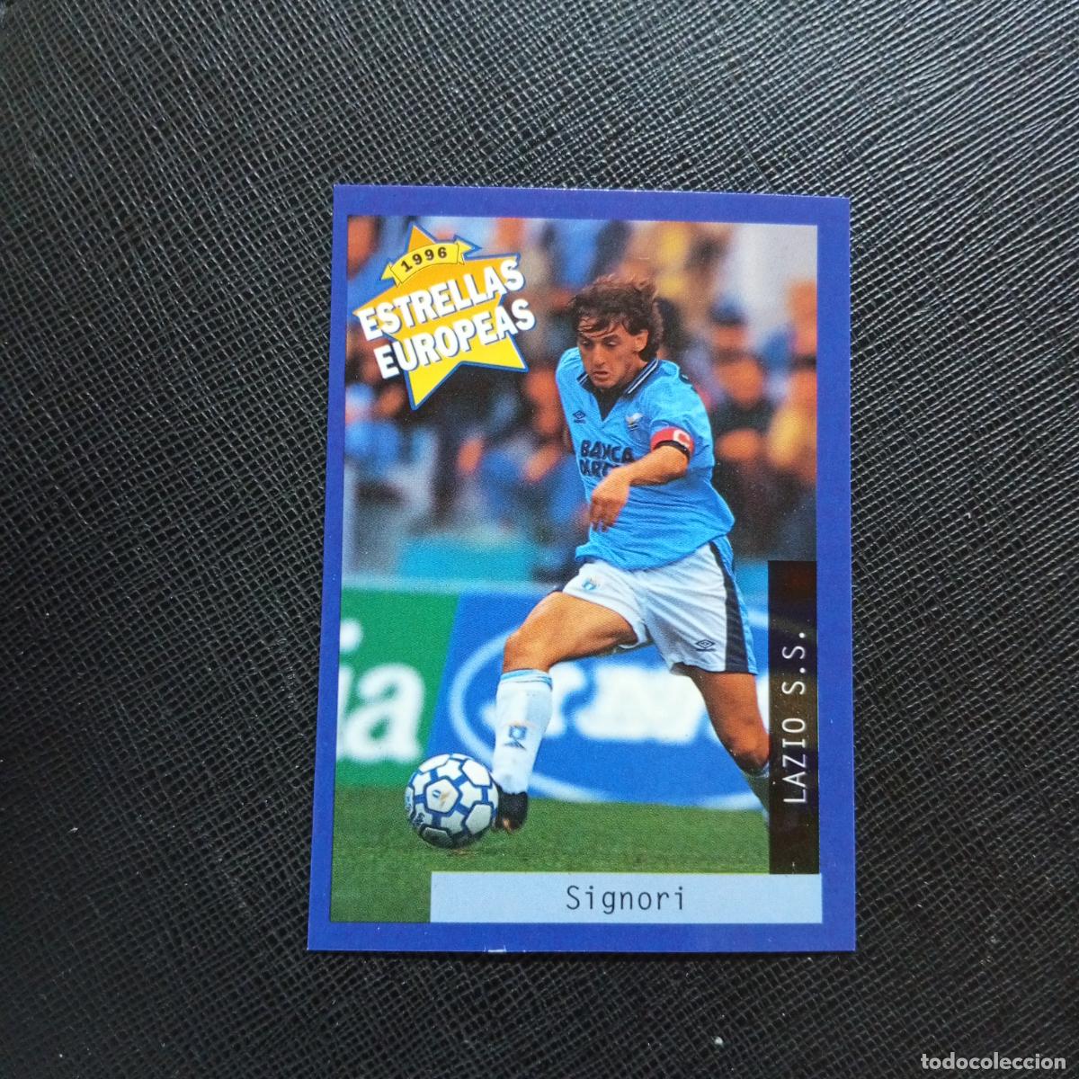 Cromos de f&uacute;tbol: 108 SIGNORI LAZIO PANINI ESTRELLAS EUROPEAS 1996 CROMO FUTBOL 96 - A33 PG33