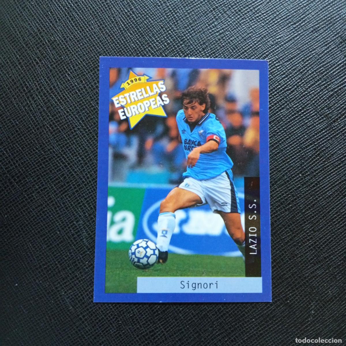 Cromos de f&uacute;tbol: 108 SIGNORI LAZIO PANINI ESTRELLAS EUROPEAS 1996 CROMO FUTBOL 96 - A33 PG33 B