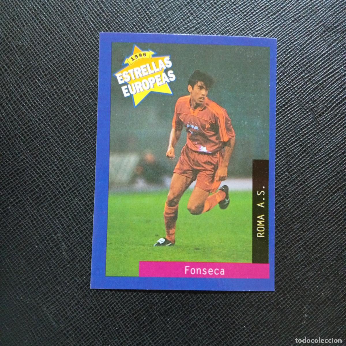 Cromos de f&uacute;tbol: 107 FONSECA ROMA PANINI ESTRELLAS EUROPEAS 1996 CROMO FUTBOL 96 - A33 PG33