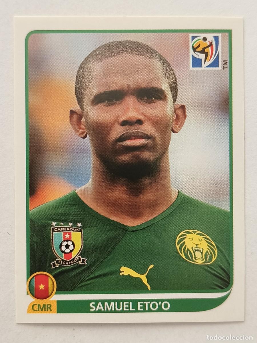 Cartes &agrave; collectionner de Football: #408 SAMUEL ETO'O (CAMERUN) MUNDIAL SUDAFRICA 2010 PANINI