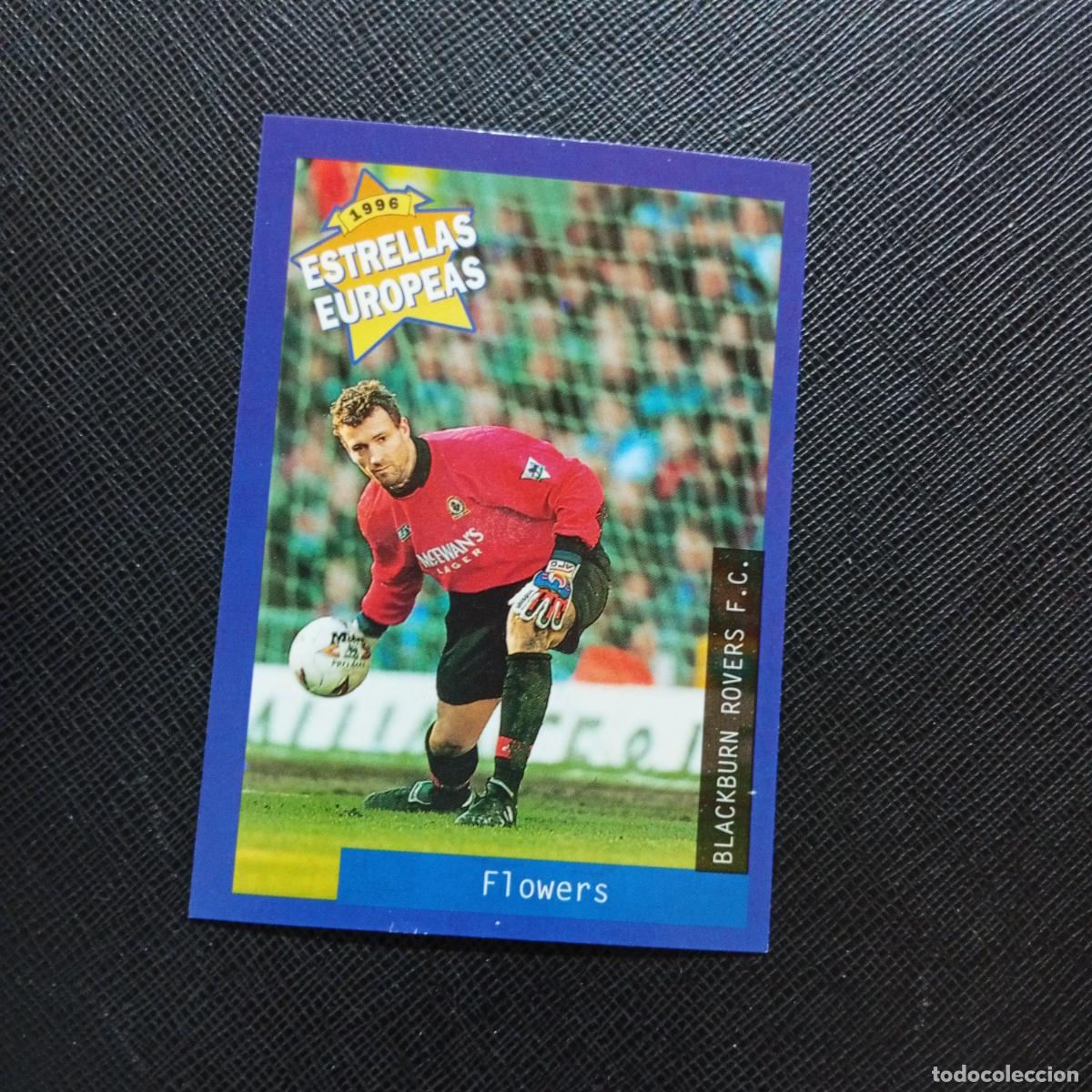 Cartes &agrave; collectionner de Football: 36 FLOWERS BLACKBURN ROVERS PANINI ESTRELLAS EUROPEAS 1996 CROMO FUTBOL 96 - A33 PG35
