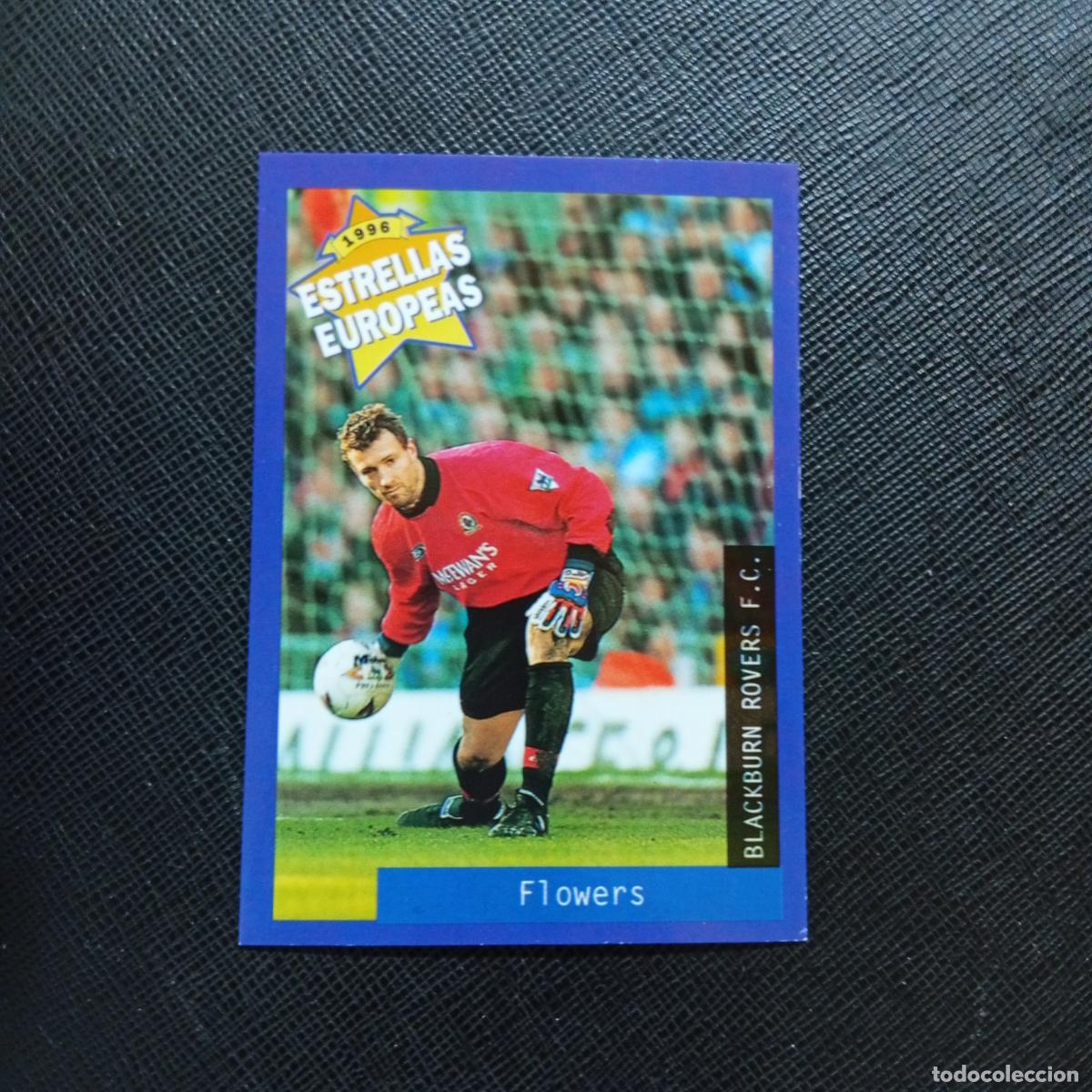 Cartes &agrave; collectionner de Football: 36 FLOWERS BLACKBURN ROVERS PANINI ESTRELLAS EUROPEAS 1996 CROMO FUTBOL 96 - A33 PG35 B