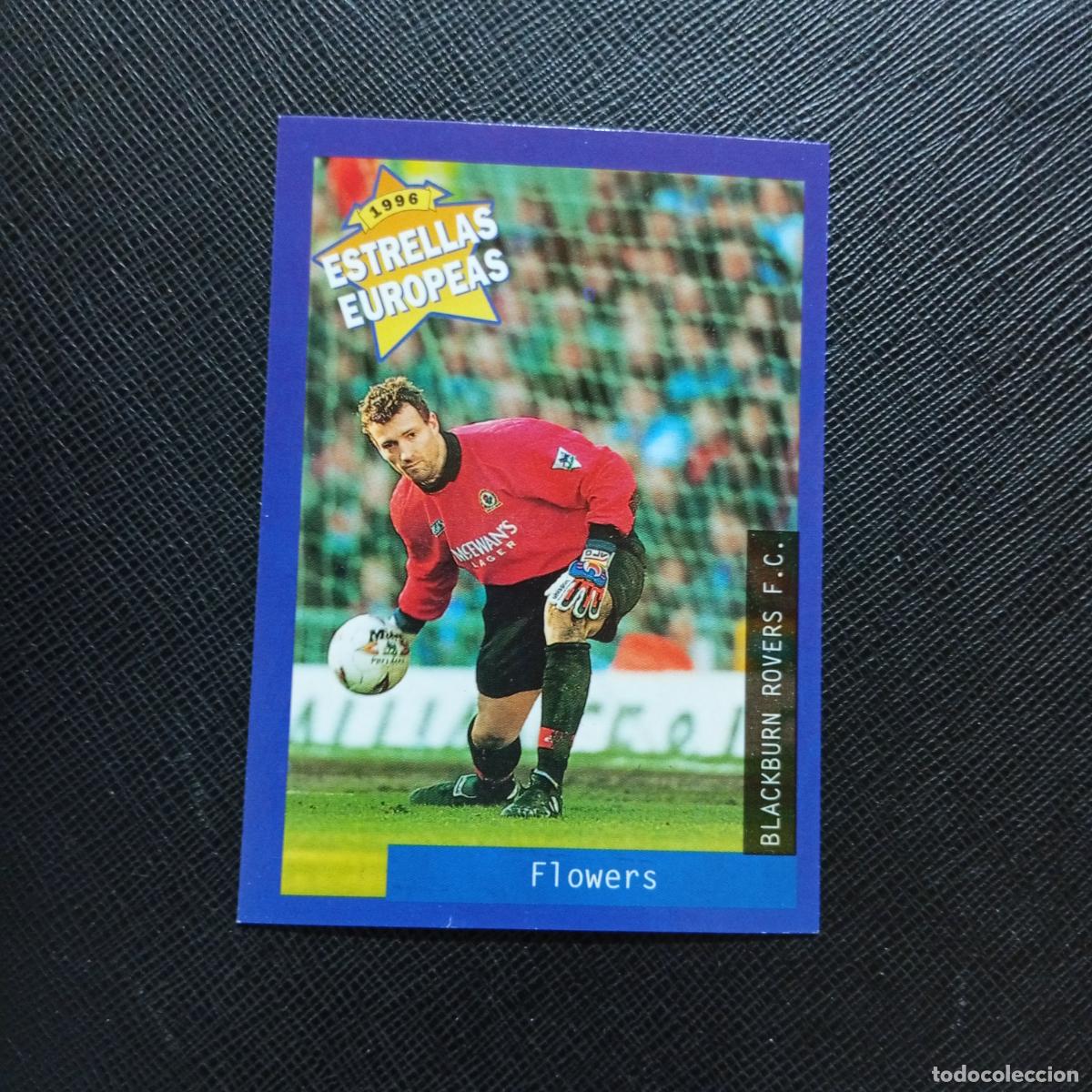 Cartes &agrave; collectionner de Football: 36 FLOWERS BLACKBURN ROVERS PANINI ESTRELLAS EUROPEAS 1996 CROMO FUTBOL 96 - A33 PG36