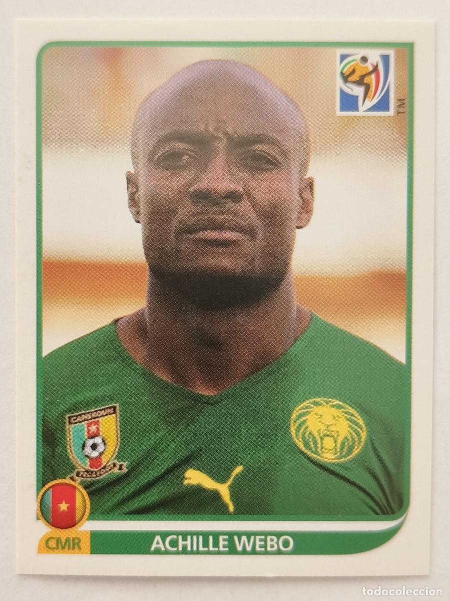 Cartes &agrave; collectionner de Football: #409 ACHILLE WEBO (CAMERUN) MUNDIAL SUDAFRICA 2010 PANINI