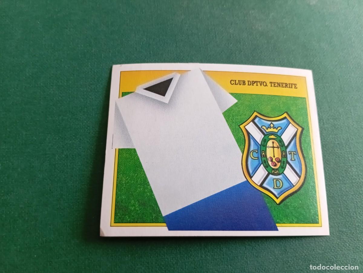 Cartes &agrave; collectionner de Football: Liga Este 1991 1992 91 92 CD TENERIFE UNIFORME Y ESCUDO NUNCA PEGADO
