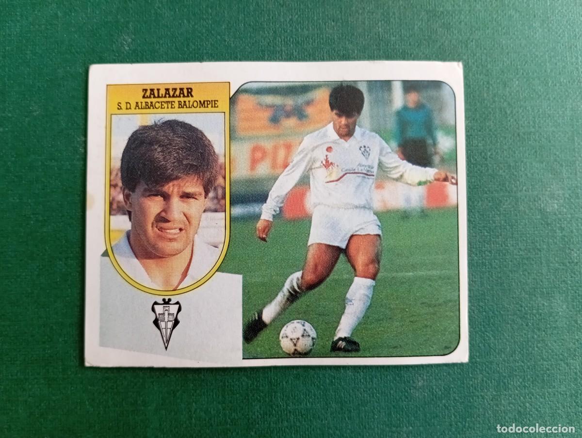 Cartes &agrave; collectionner de Football: Liga Este 1991 1992 91 92 ALBACETE BALOMPI&Eacute; ZALAZAR NUNCA PEGADO