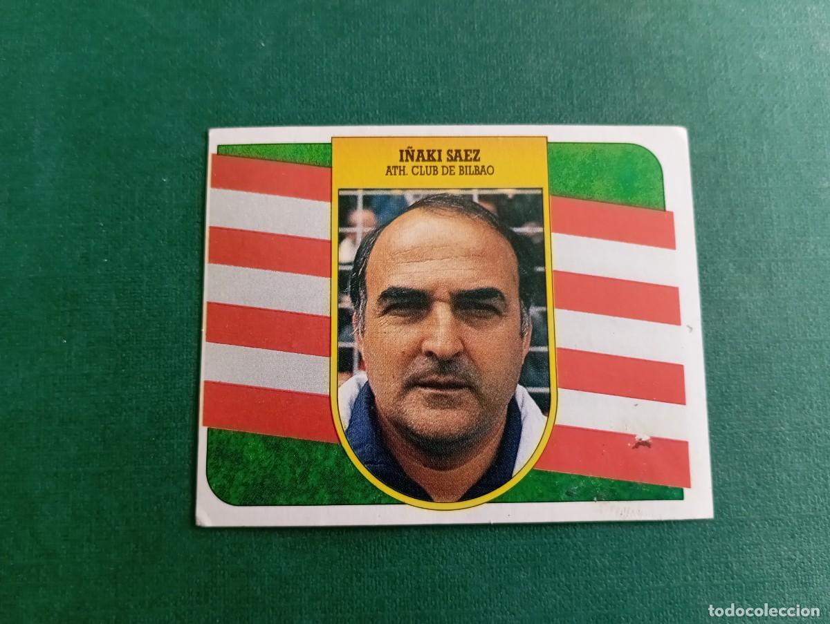Cartes &agrave; collectionner de Football: Liga Este 1991 1992 91 92 ATHLETIC DE BILBAO I&Ntilde;AKI SAEZ ENTRENADOR NUNCA PEGADO