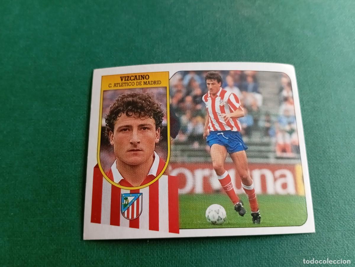 Cartes &agrave; collectionner de Football: Liga Este 1991 1992 91 92 ATL&Eacute;TICO MADRID VIZCAINO NUNCA PEGADO