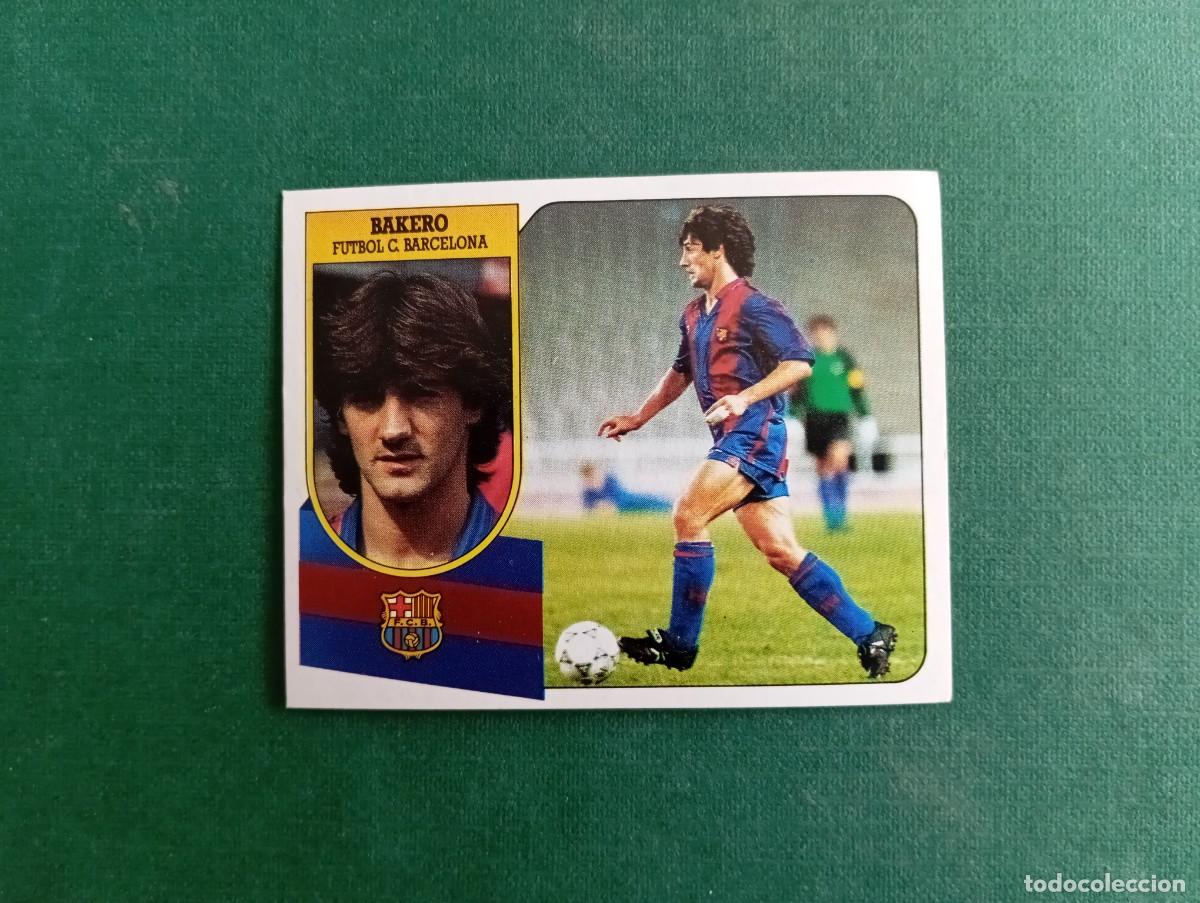 Cromos de f&uacute;tbol: Liga Este 1991 1992 91 92 FC BARCELONA BAKERO NUNCA PEGADO