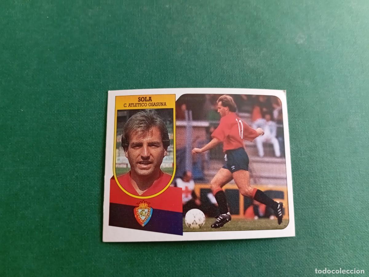 Cromos de f&uacute;tbol: Liga Este 1991 1992 91 92 CA OSASUNA SOLA NUNCA PEGADO
