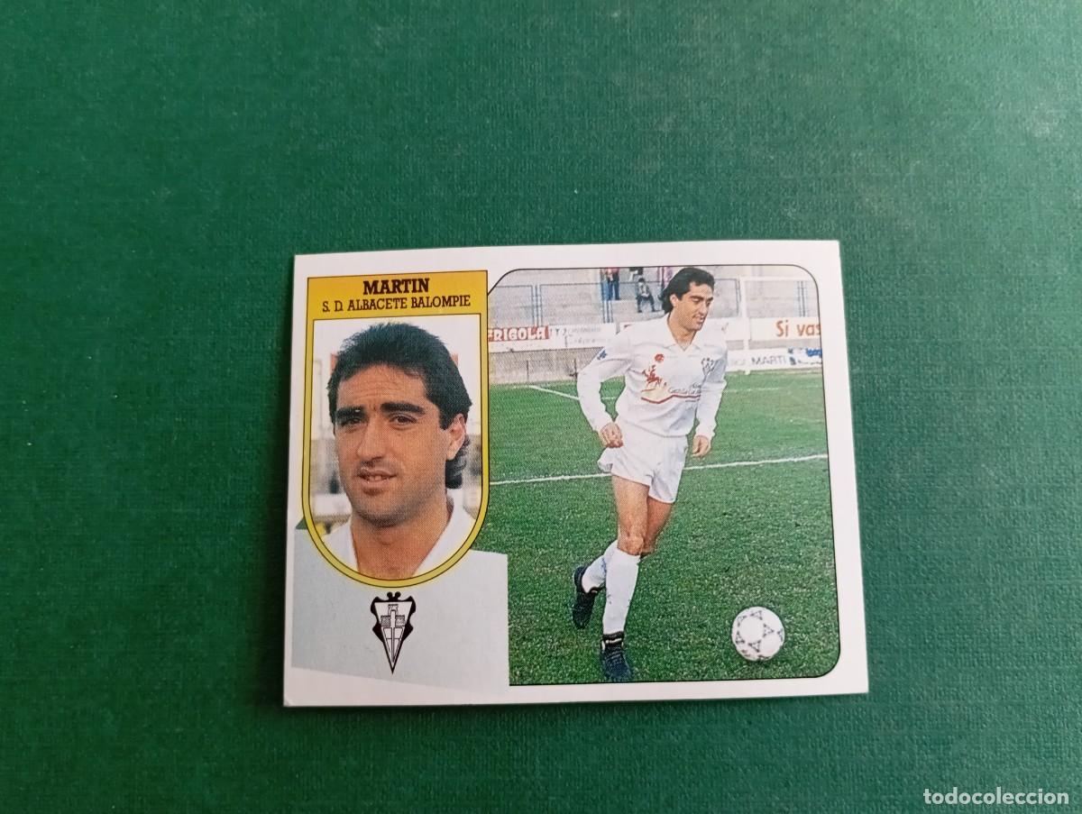 Cromos de f&uacute;tbol: Liga Este 1991 1992 91 92 ALBACETE BALOMPI&Eacute; MARTIN NUNCA PEGADO
