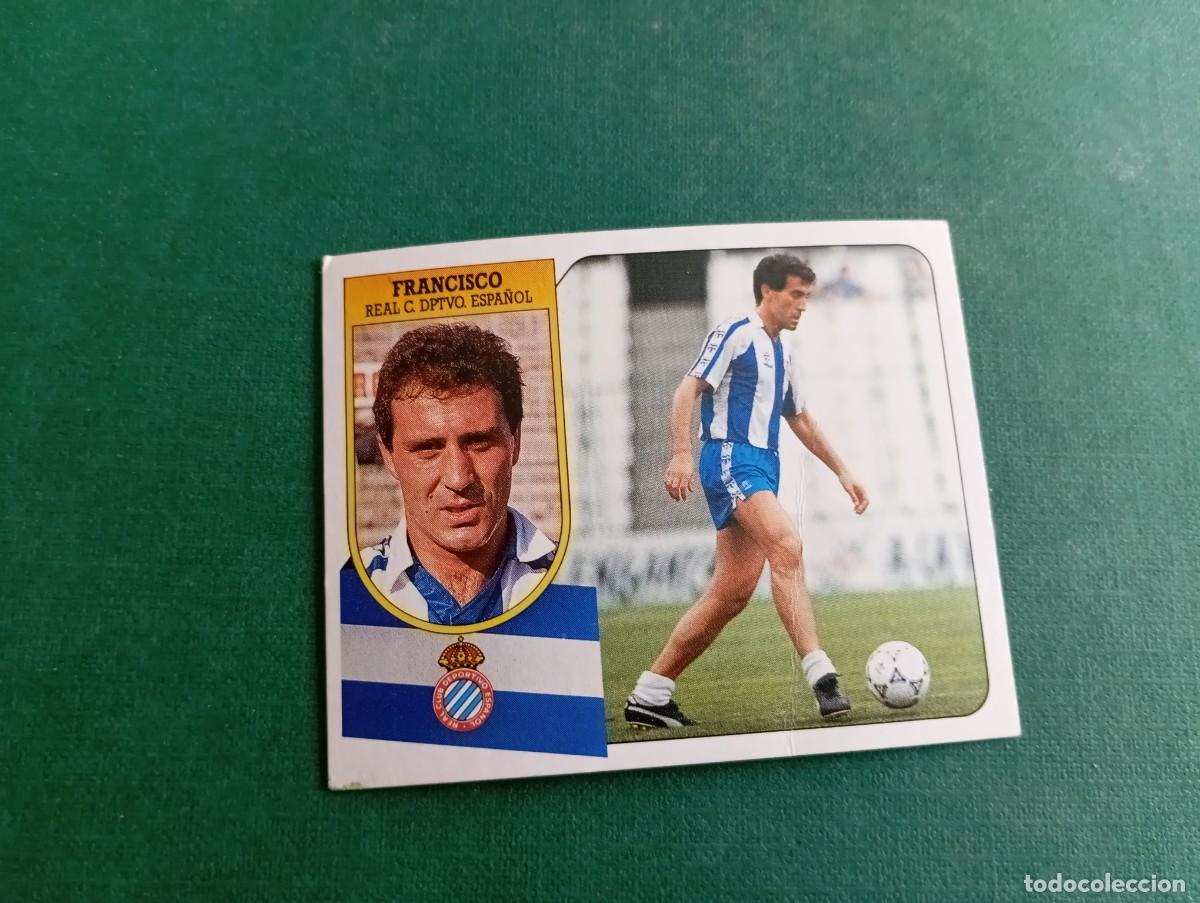 Football Stickers: Liga Este 1991 1992 91 92 RCD ESPA&Ntilde;OL FRANCISCO NUNCA PEGADO
