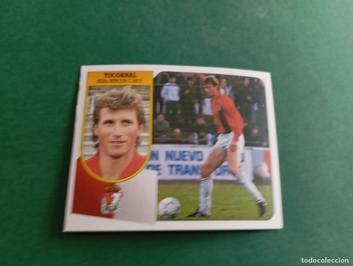 Football Stickers: Liga Este 1991 1992 91 92 REAL BURGOS CF TOCORNAL NUNCA PEGADO