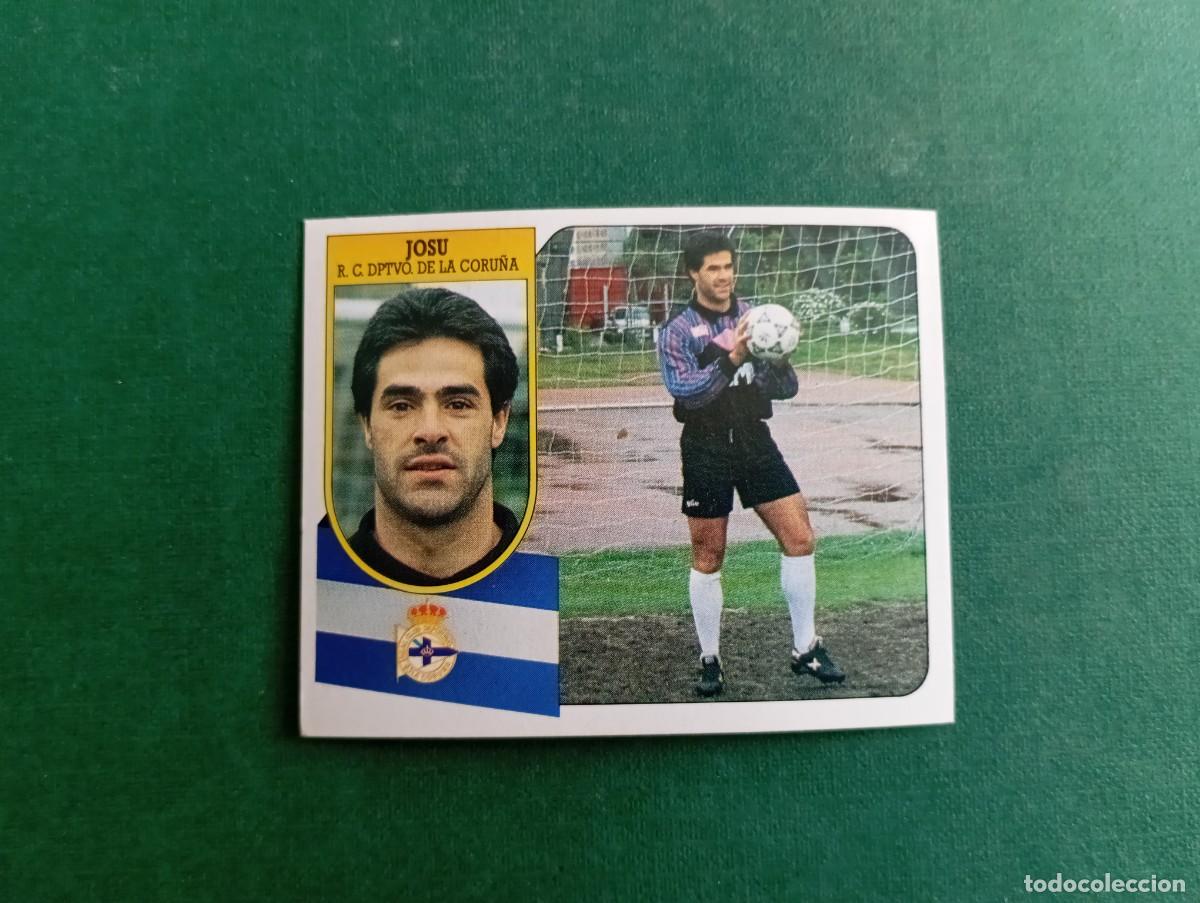 Cartes &agrave; collectionner de Football: Liga Este 1991 1992 91 92 DEPORTIVO CORU&Ntilde;A JOSU NUNCA PEGADO
