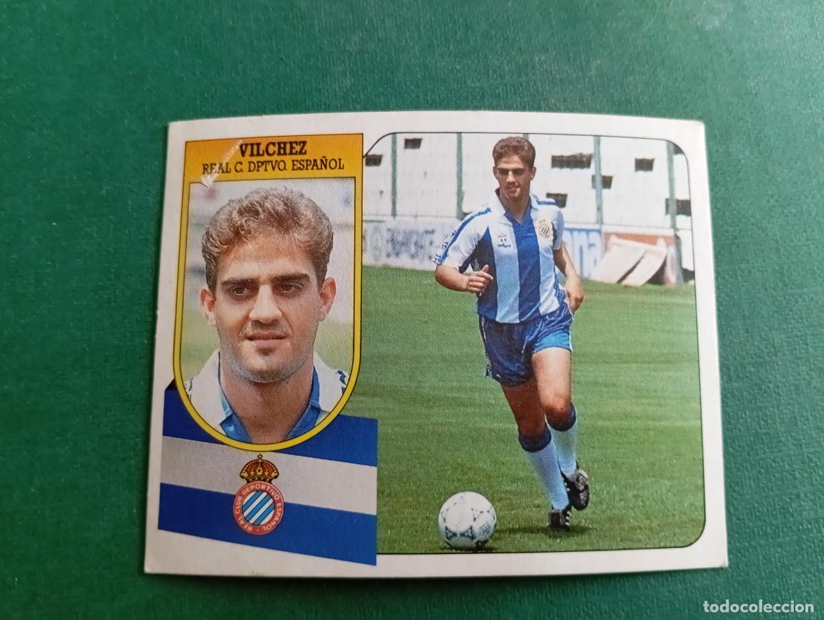 Cartes &agrave; collectionner de Football: Liga Este 1991 1992 91 92 RCD ESPA&Ntilde;OL VILCHEZ NUNCA PEGADO COLOCA