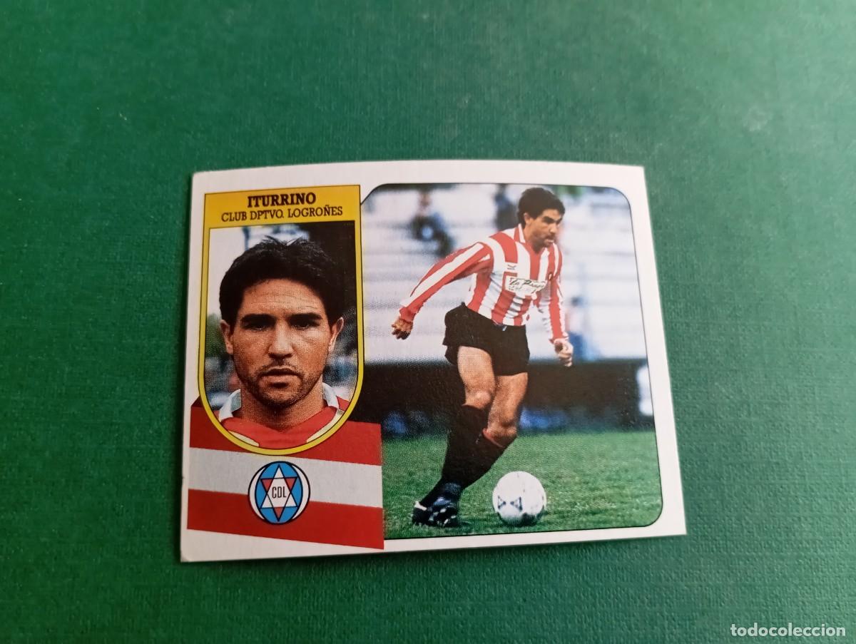 Football Stickers: Liga Este 1991 1992 91 92 LOGRO&Ntilde;&Eacute;S ITURRINO NUNCA PEGADO Fichajes 16