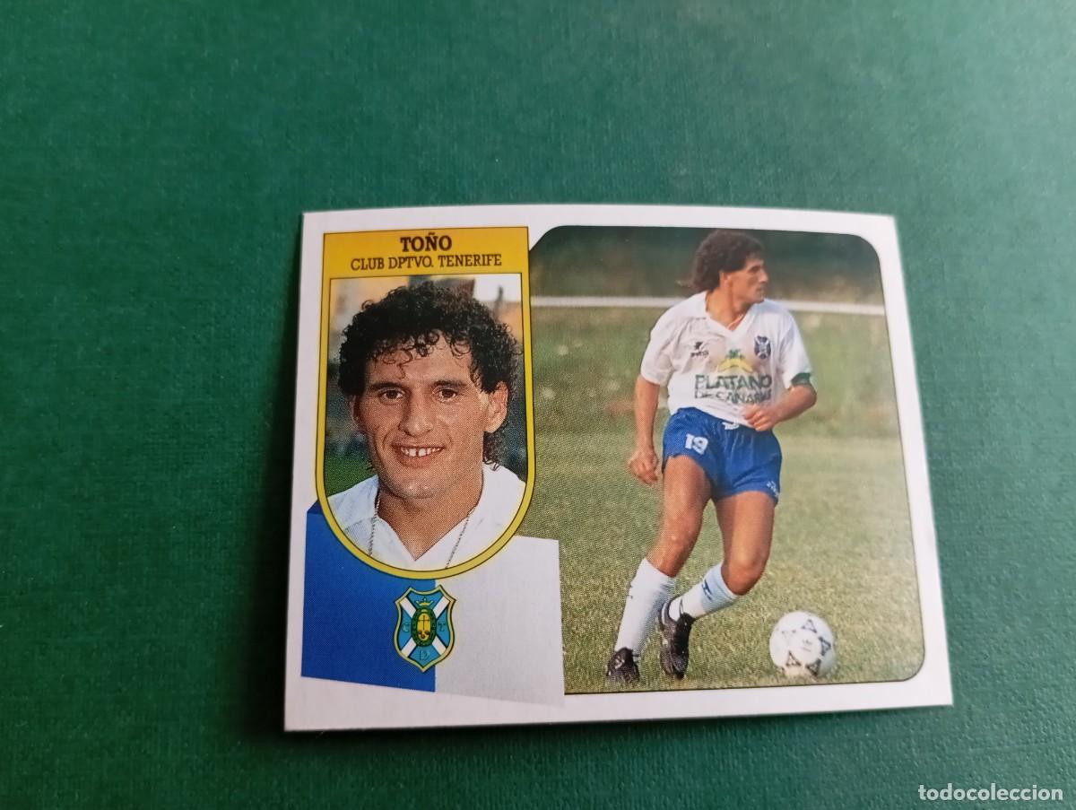 Football Stickers: Liga Este 1991 1992 91 92 CD TENERIFE TO&Ntilde;O NUNCA PEGADO