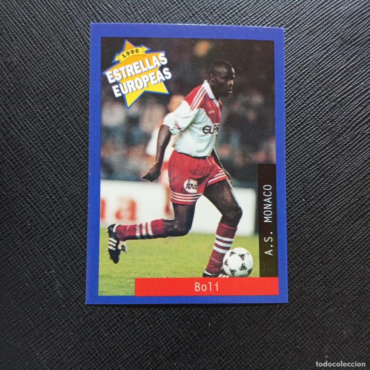 Cartes &agrave; collectionner de Football: 115 BOLI MONACO PANINI ESTRELLAS EUROPEAS 1996 CROMO FUTBOL 96 - A33 PG38