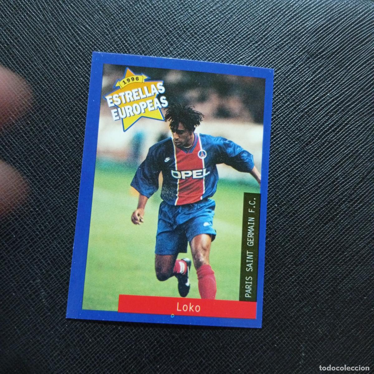 Figurine di Calcio: 113 LOKO PSG PANINI ESTRELLAS EUROPEAS 1996 CROMO FUTBOL 96 - A33 PG38