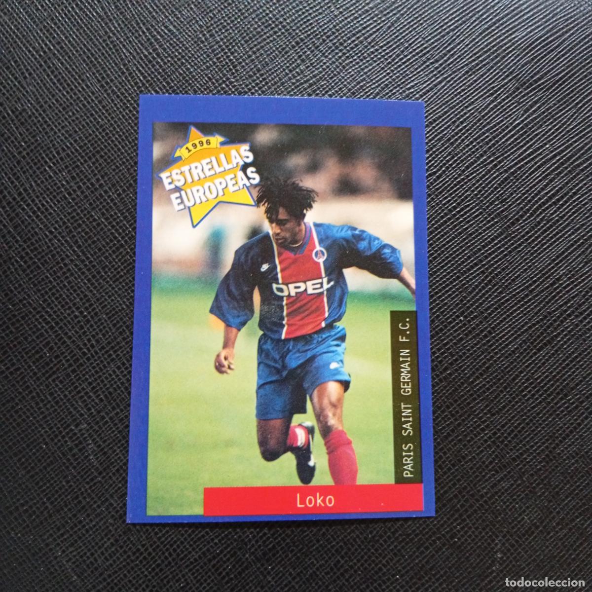 Figurine di Calcio: 113 LOKO PSG PANINI ESTRELLAS EUROPEAS 1996 CROMO FUTBOL 96 - A33 PG37 B
