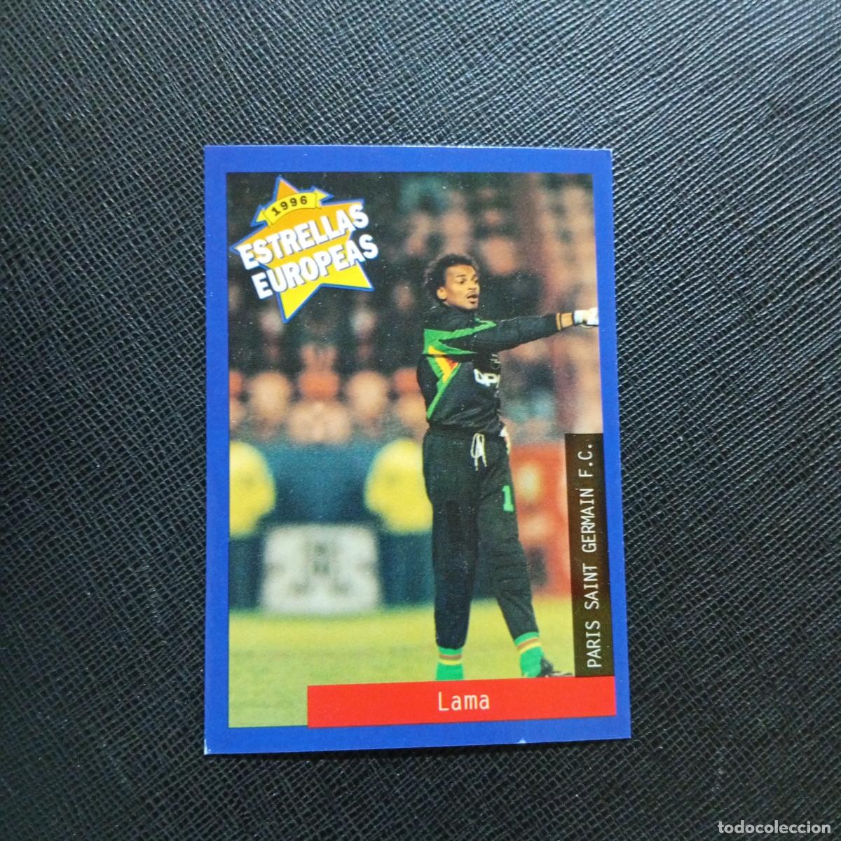 Cartes &agrave; collectionner de Football: 112 LAMA PSG PANINI ESTRELLAS EUROPEAS 1996 CROMO FUTBOL 96 - A33 PG38