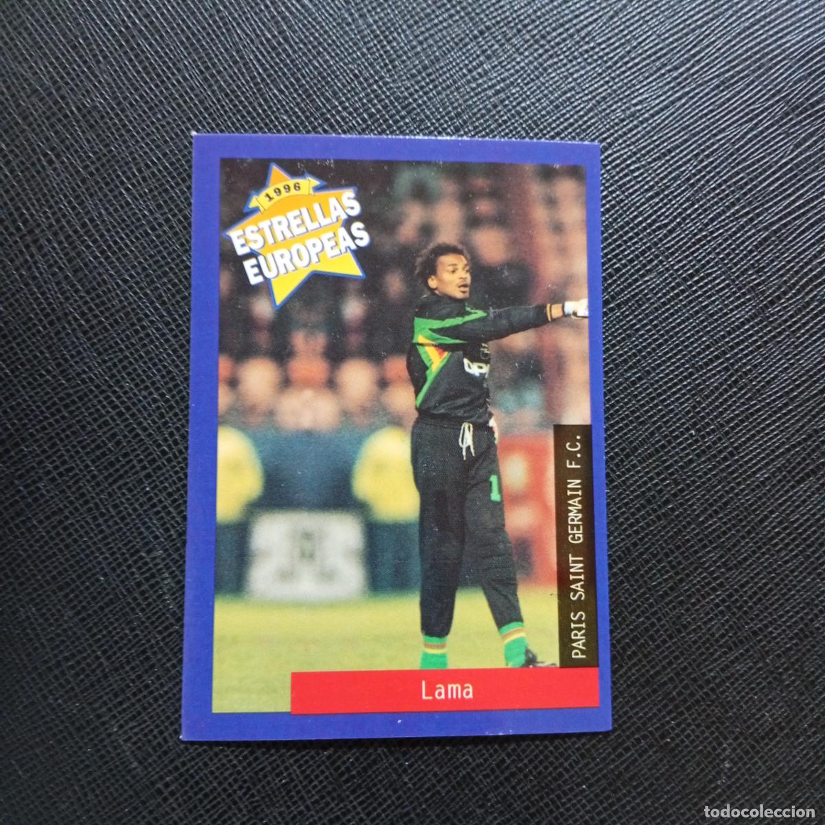 Cartes &agrave; collectionner de Football: 112 LAMA PSG PANINI ESTRELLAS EUROPEAS 1996 CROMO FUTBOL 96 - A33 PG38 B