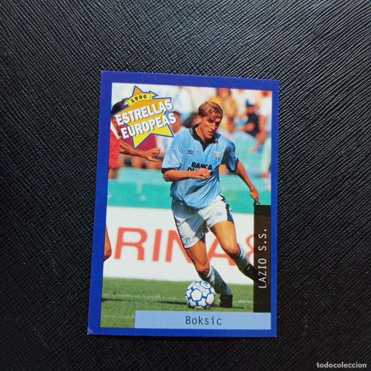 Cromos de f&uacute;tbol: 109 BOKSIC LAZIO PANINI ESTRELLAS EUROPEAS 1996 CROMO FUTBOL 96 - A33 PG40