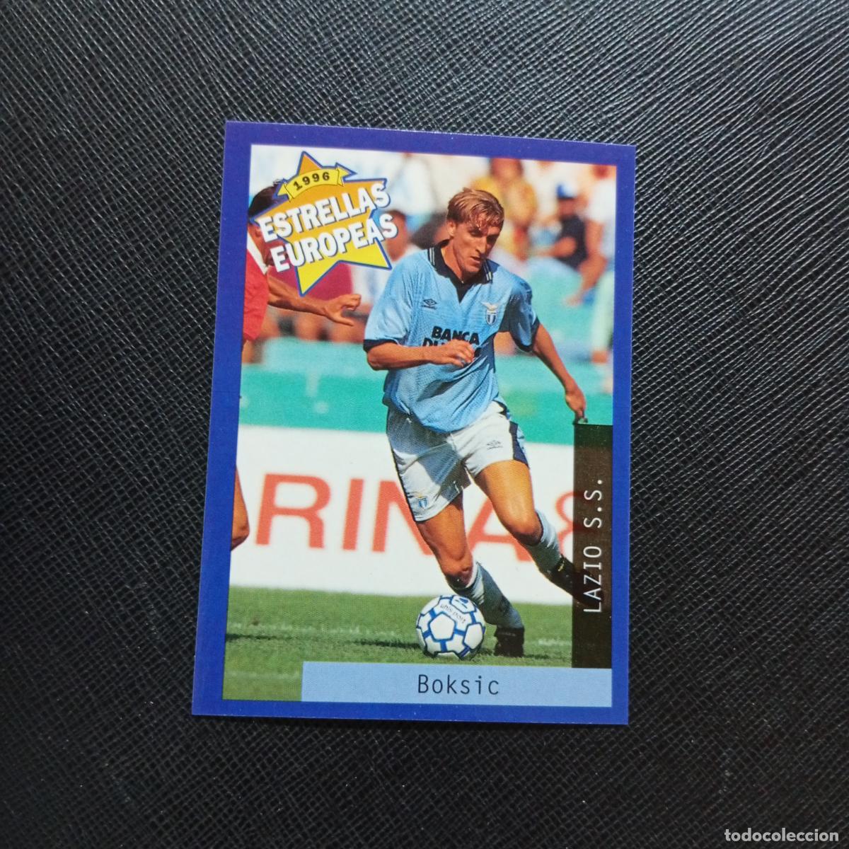 Cromos de f&uacute;tbol: 109 BOKSIC LAZIO PANINI ESTRELLAS EUROPEAS 1996 CROMO FUTBOL 96 - A33 PG41