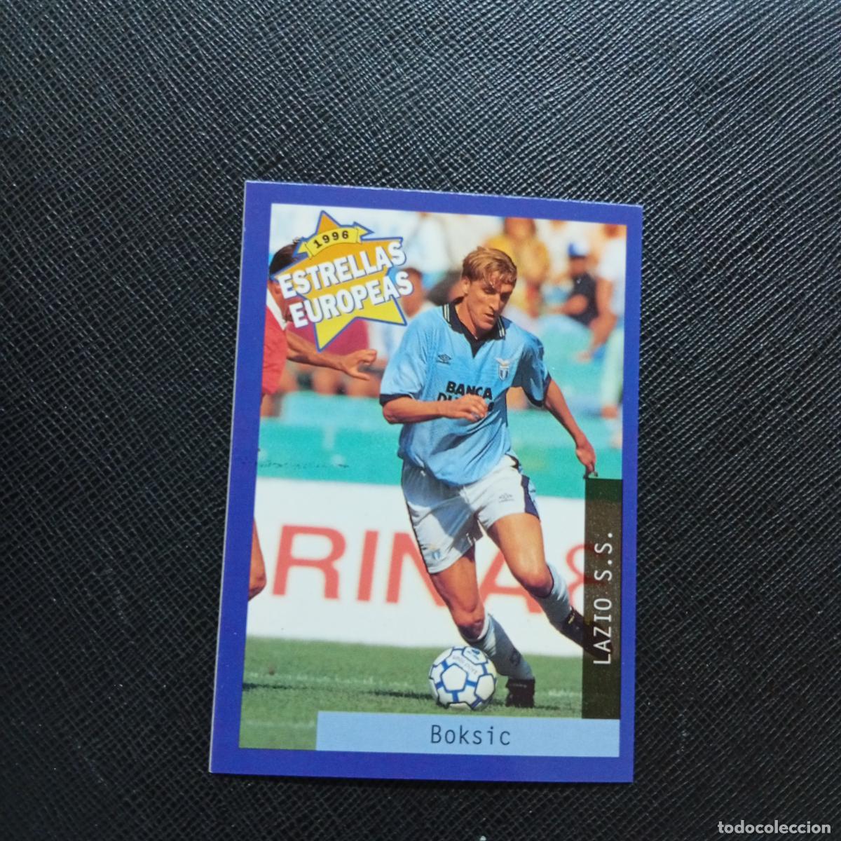 Cromos de f&uacute;tbol: 109 BOKSIC LAZIO PANINI ESTRELLAS EUROPEAS 1996 CROMO FUTBOL 96 - A33 PG41 B