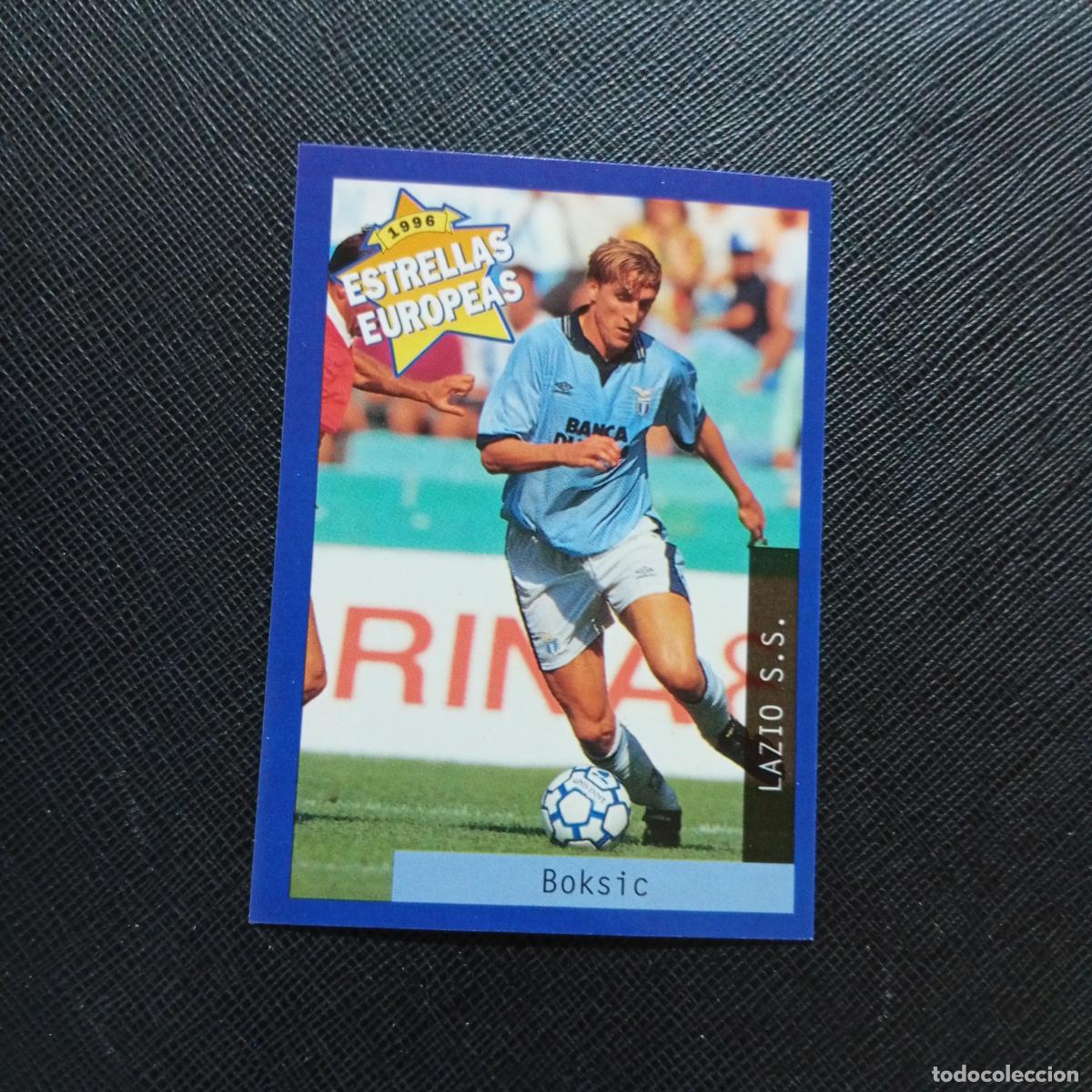 Cromos de f&uacute;tbol: 109 BOKSIC LAZIO PANINI ESTRELLAS EUROPEAS 1996 CROMO FUTBOL 96 - A33 PG42