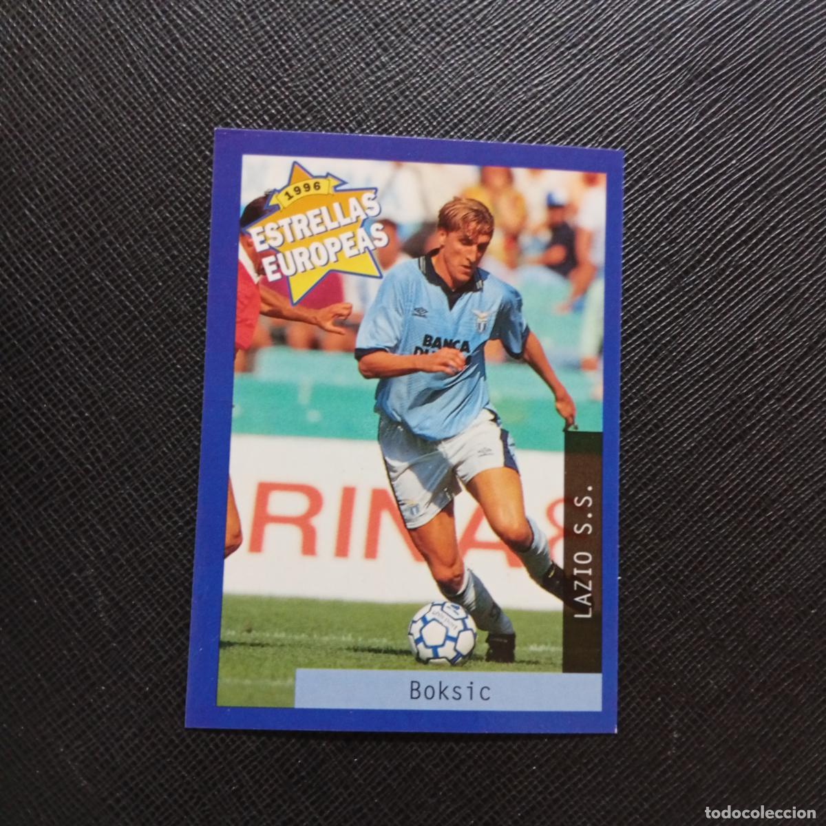Cromos de f&uacute;tbol: 109 BOKSIC LAZIO PANINI ESTRELLAS EUROPEAS 1996 CROMO FUTBOL 96 - A33 PG42 B