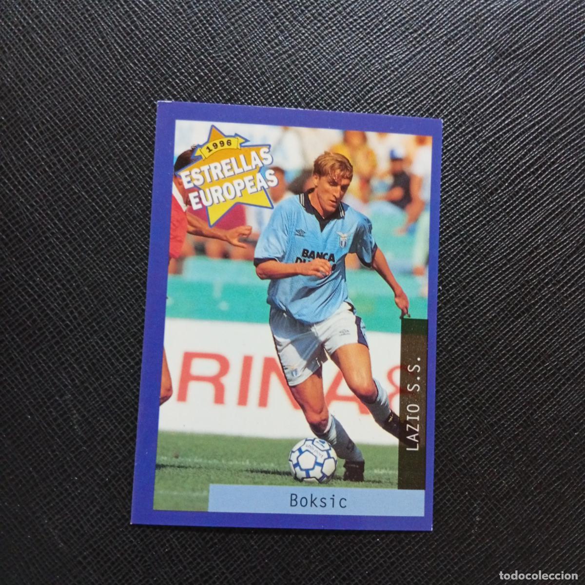 Cromos de f&uacute;tbol: 109 BOKSIC LAZIO PANINI ESTRELLAS EUROPEAS 1996 CROMO FUTBOL 96 - A33 PG43