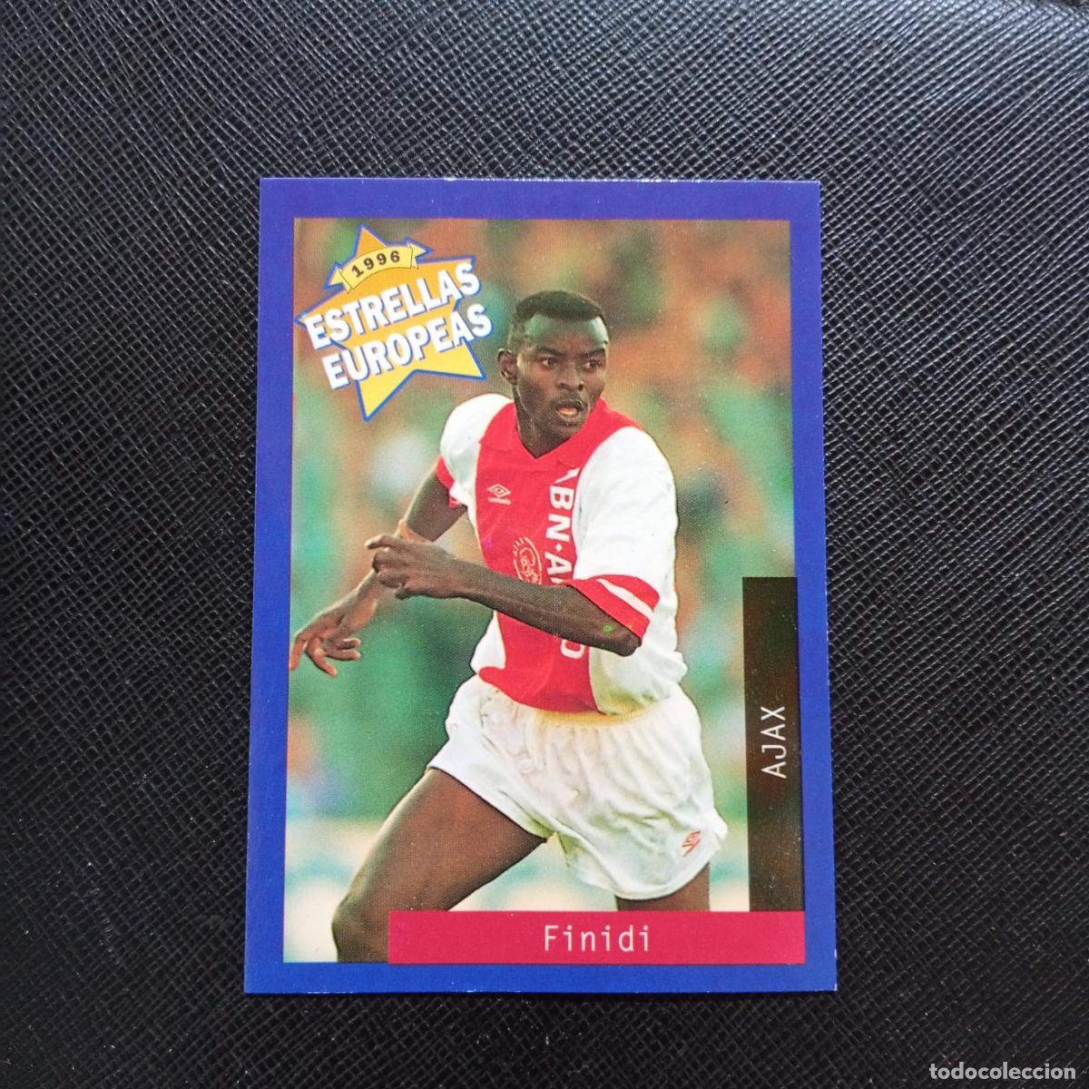Cromos de f&uacute;tbol: 12 FINIDI AJAX PANINI ESTRELLAS EUROPEAS 1996 CROMO FUTBOL 96 - A33 PG42