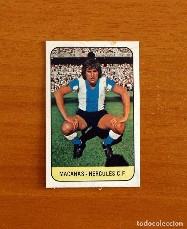 Cromos de f&uacute;tbol: H&eacute;rcules - Macan&aacute;s, Fichaje n&ordm; 3 - Ediciones Este Liga 1978-1979, 78-79