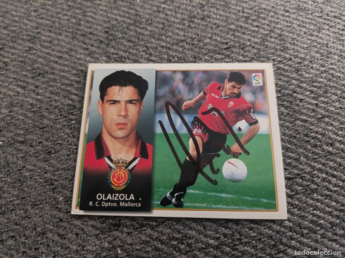 Cromos de f&uacute;tbol: Auto original de Olaizola Mallorca