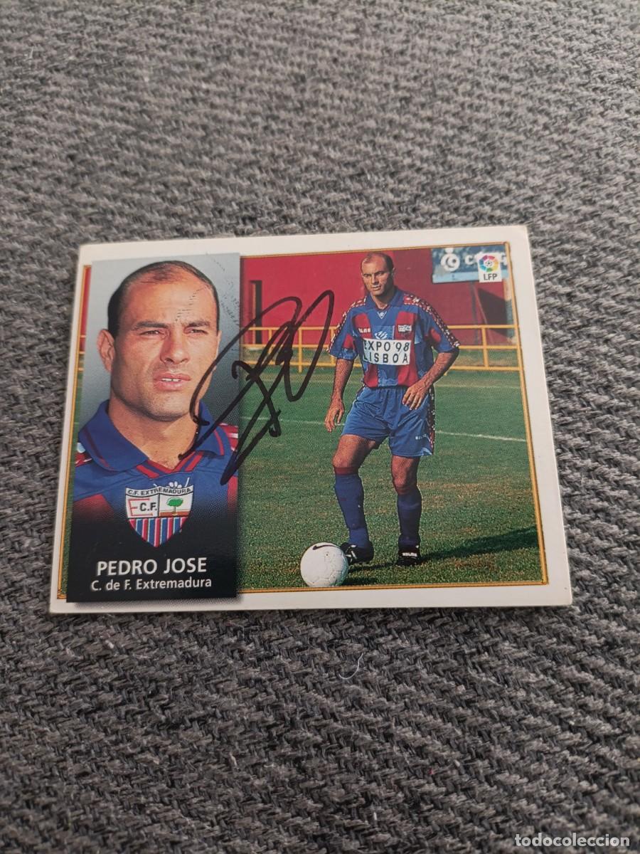 Cromos de f&uacute;tbol: Auto original de Pedro Jos&eacute; Extremadura