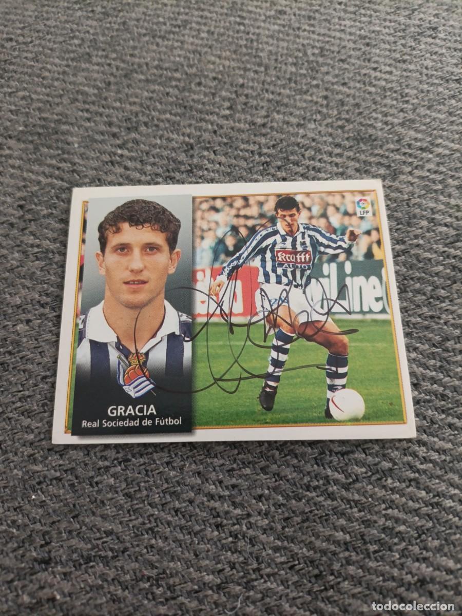 Cromos de f&uacute;tbol: Auto original de Gracia Real Sociedad