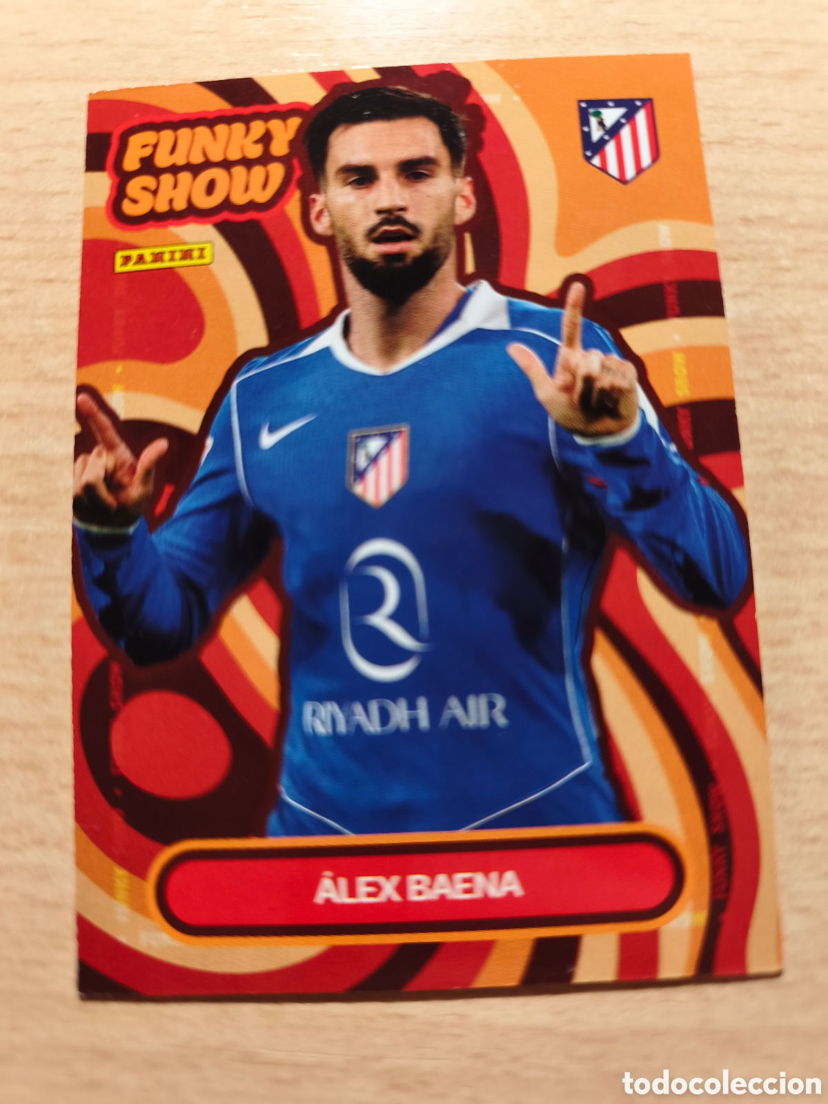 Cromos de f&uacute;tbol: 50 ALEX BAENA FUNKY SHOW PANINI CLUB ATL&Eacute;TICO DE MADRID 2025 2026 PANINI 25 26