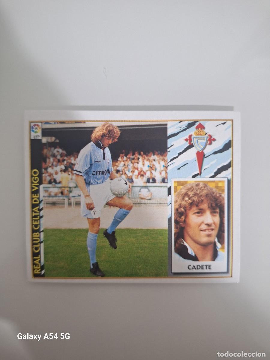 Cromos de f&uacute;tbol: COLOCA CADETE CELTA ESTE 97 98 SIN PEGAR