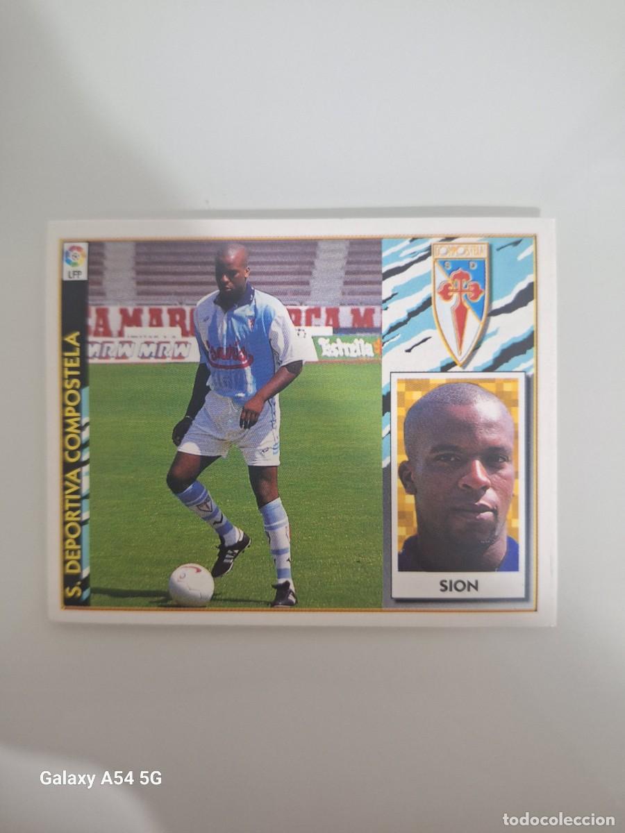 Cromos de f&uacute;tbol: COLOCA SION COMPOSTELA ESTE 97 98 SIN PEGAR