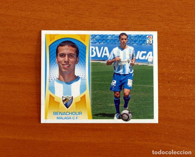 Cromos de f&uacute;tbol: M&aacute;laga - Benachour N&ordm; 12 B - Coloca - Liga 2009-2010, 09-10 - Ediciones Este - Nunca pegado