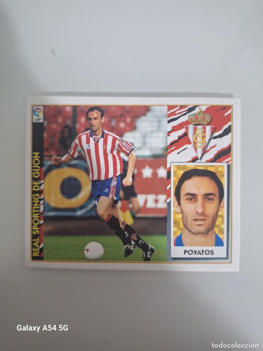 Cromos de f&uacute;tbol: COLOCA POYATOS SPORTING ESTE 97 98 SIN PEGAR