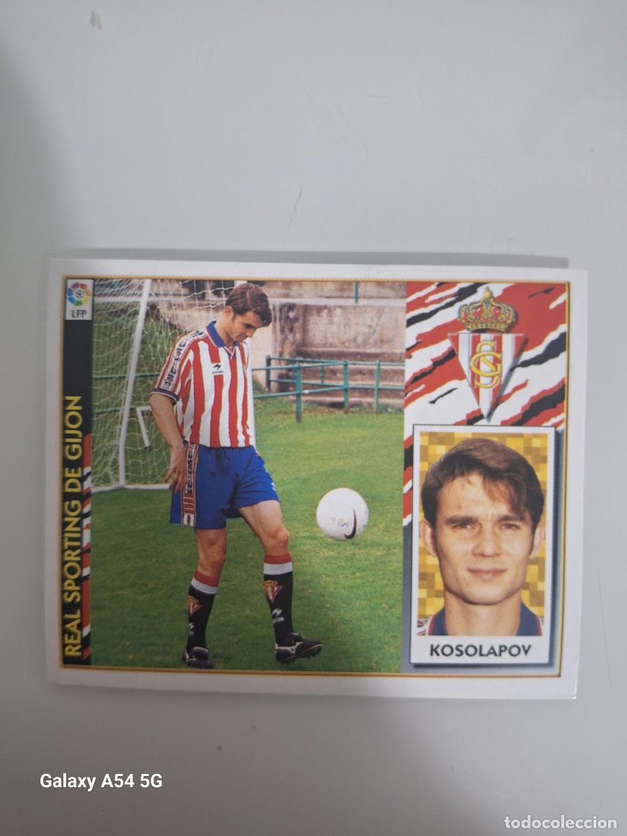 Cromos de f&uacute;tbol: COLOCA KOSOLAPOV SPORTING ESTE 97 98 SIN PEGAR